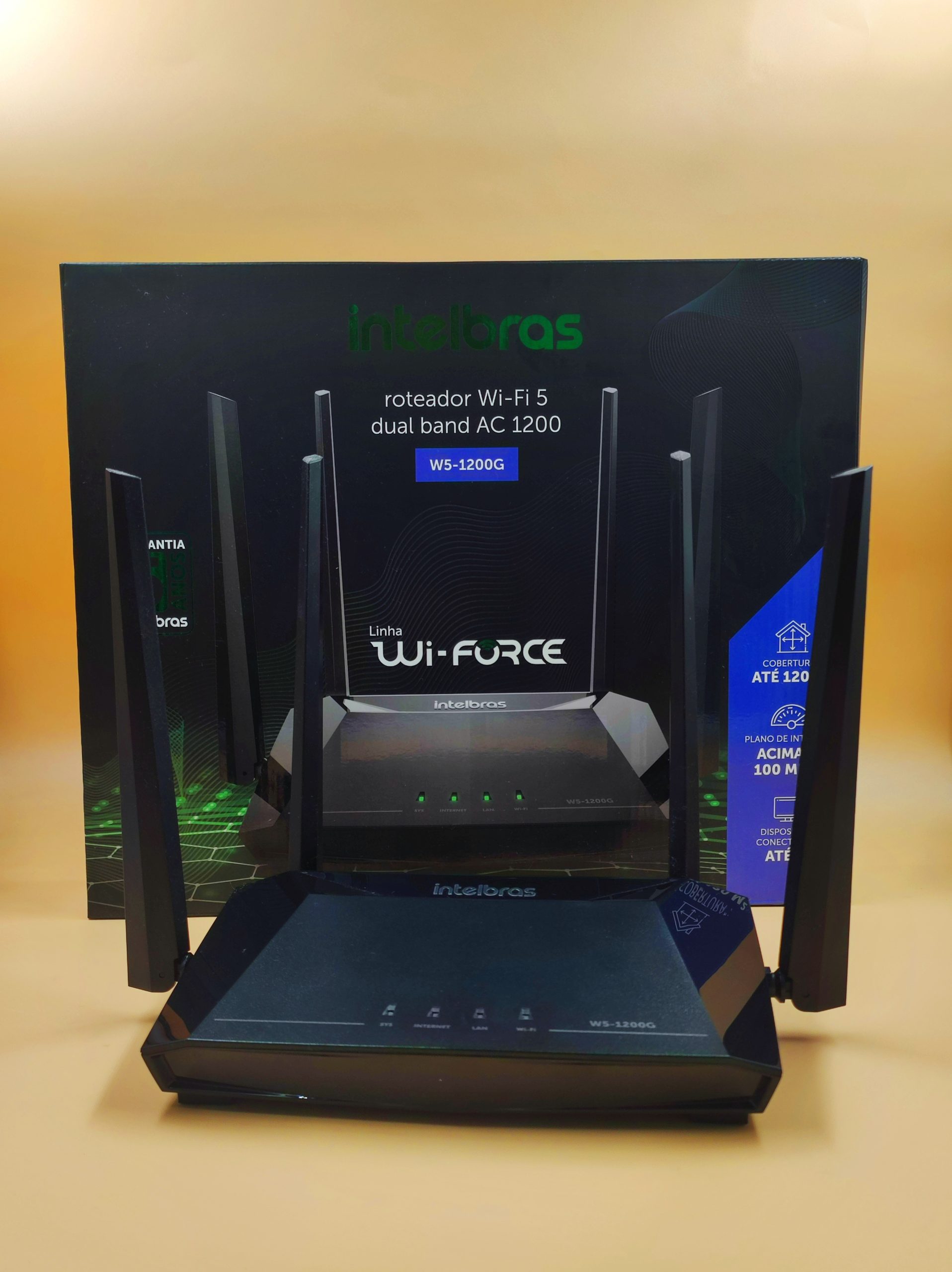 ROTEADOR WIRELESS WIFI INTELBRAS W5-1200G