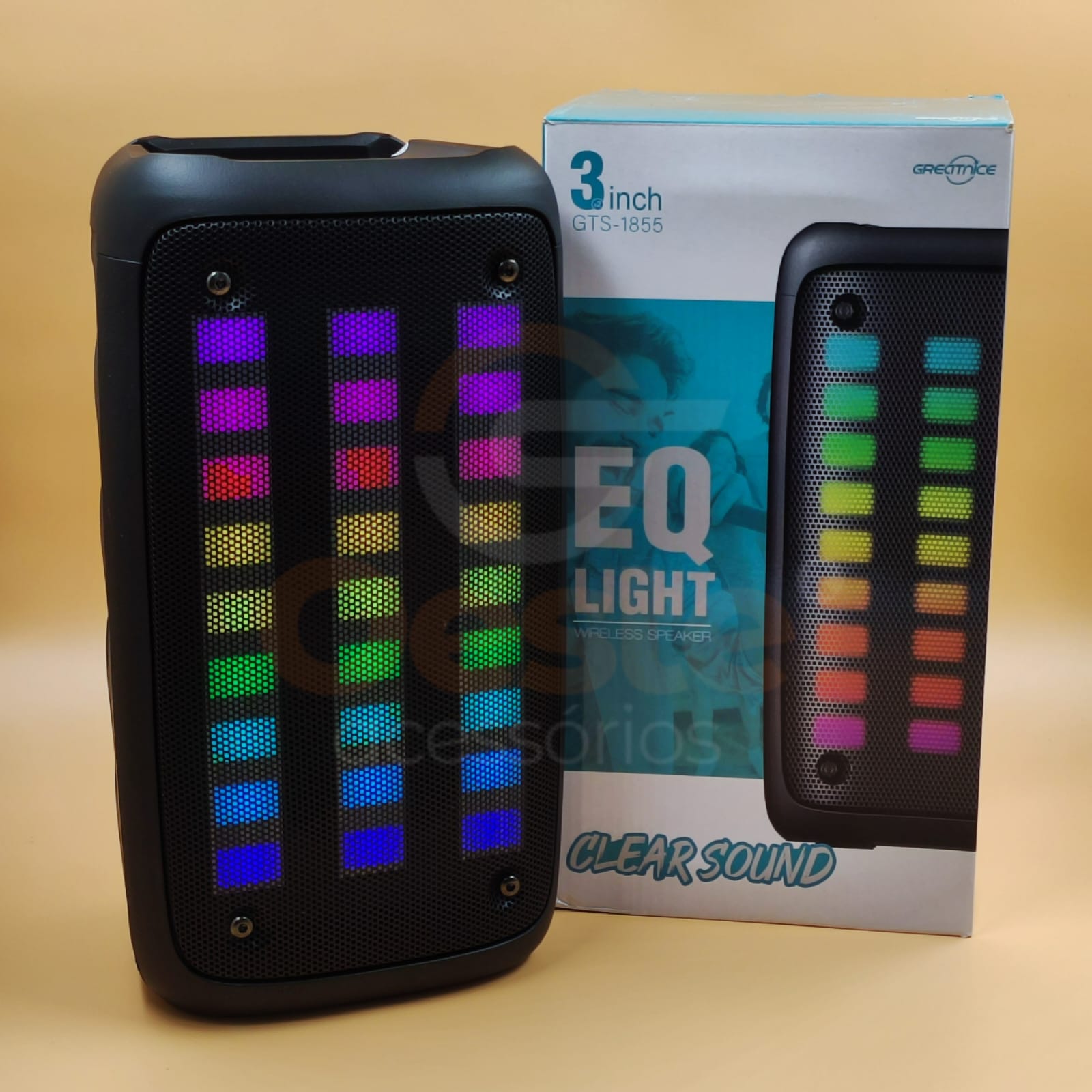 CAIXA DE SOM EQ LIGHT