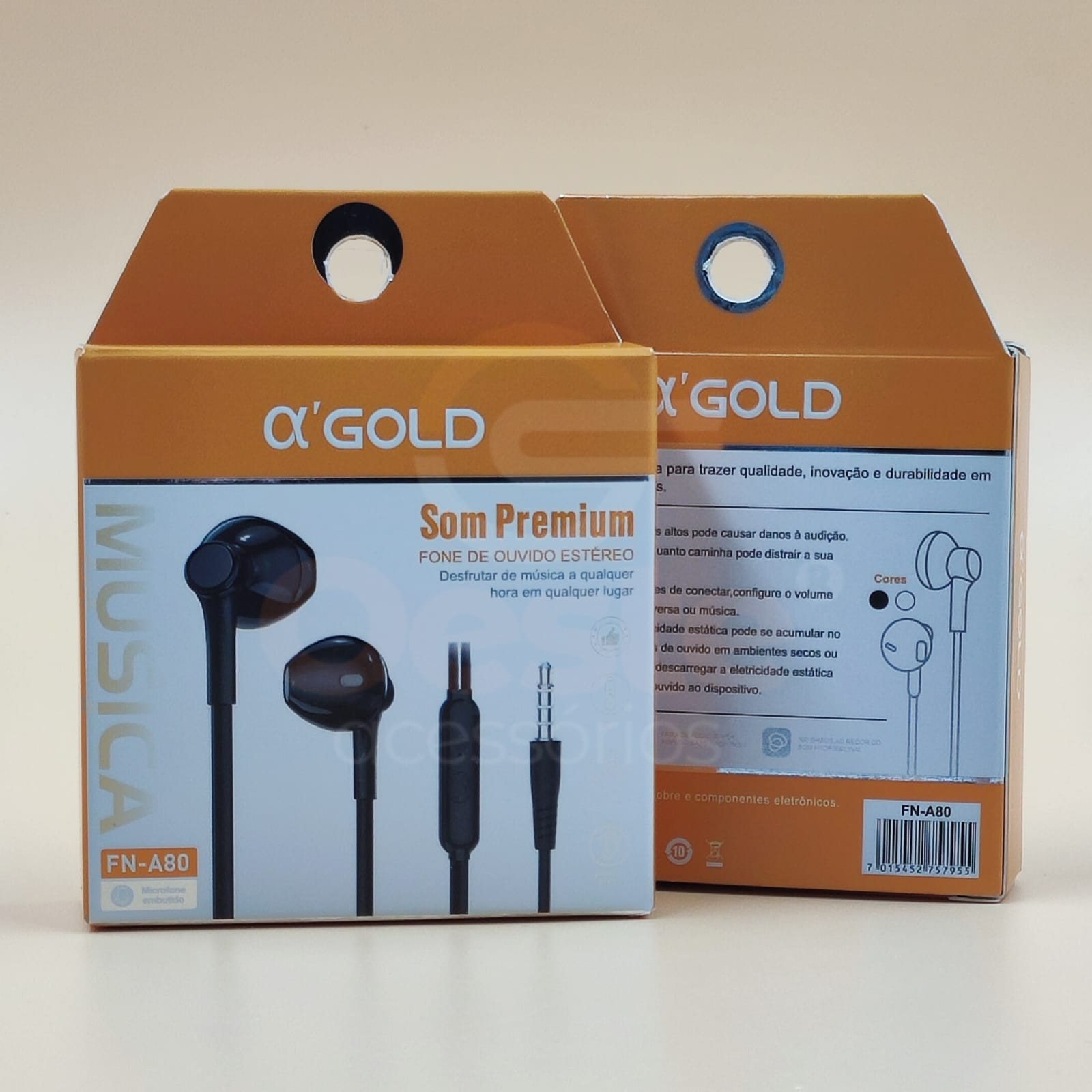 FONE DE OUVIDO A'GOLD FN-A80