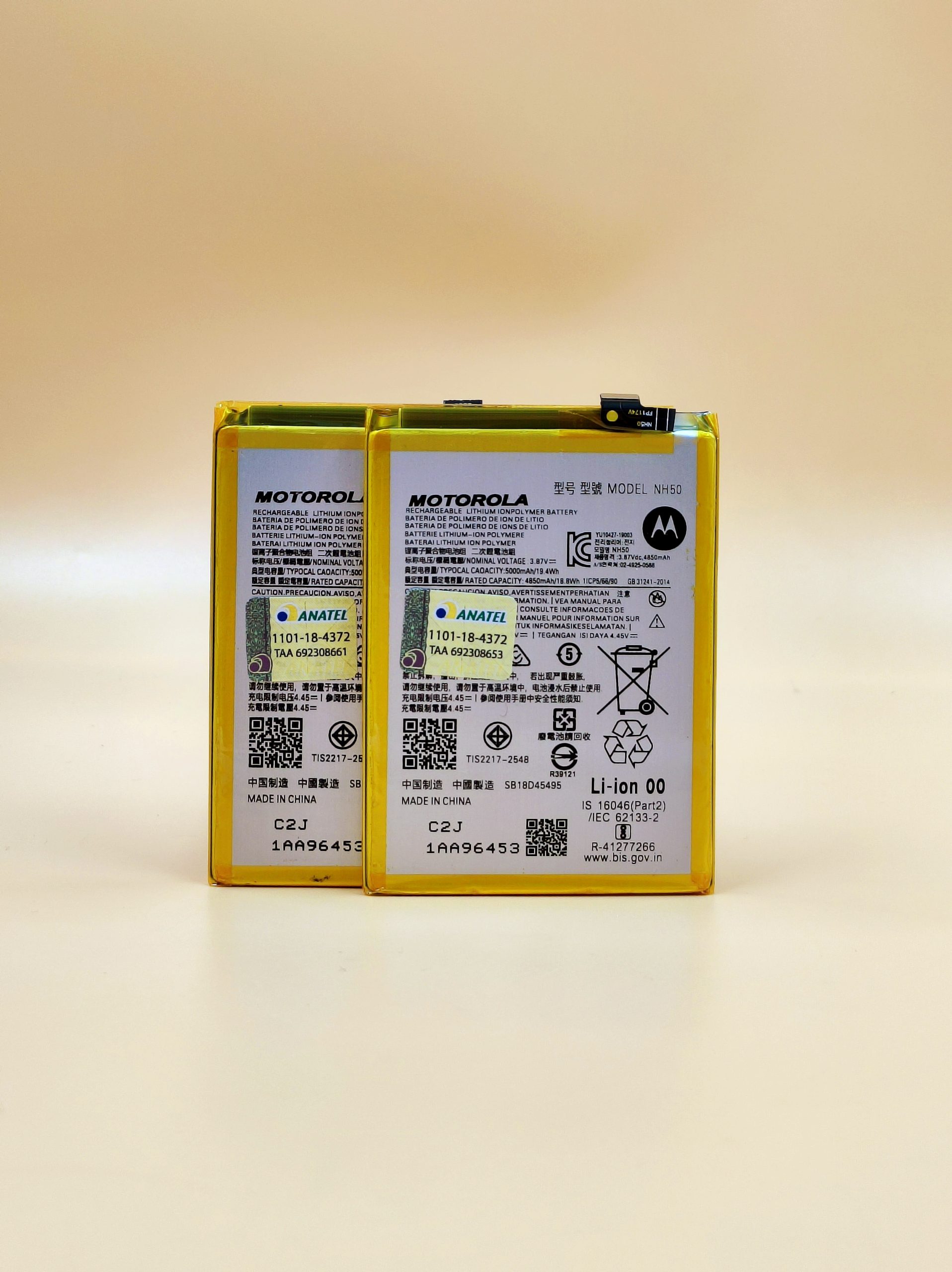BATERIA MOTO E13/ G22/ E32/ G53 (NH50) ANATEL ORIGINAL